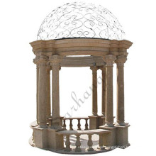 England Castle Garden Gazebo Round White Marble Gazebos For Sale